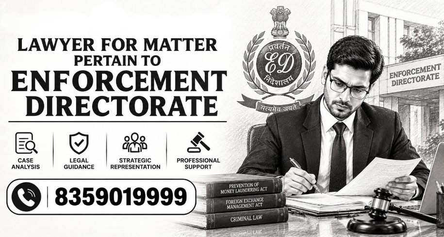 Lawyer For Matter Pertain To Enforcement Directorate